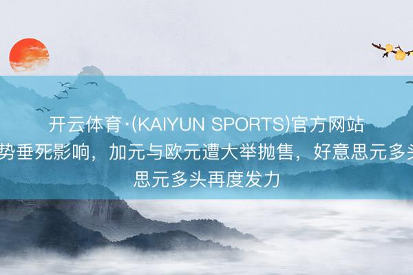 开云体育·(KAIYUN SPORTS)官方网站 受地缘局势垂死影响，加元与欧元遭大举抛售，好意思元多头再度发力
