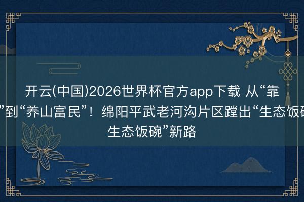 开云(中国)2026世界杯官方app下载 从“靠水吃水”到“养山富民”！绵阳平武老河沟片区蹚出“生态饭碗”新路